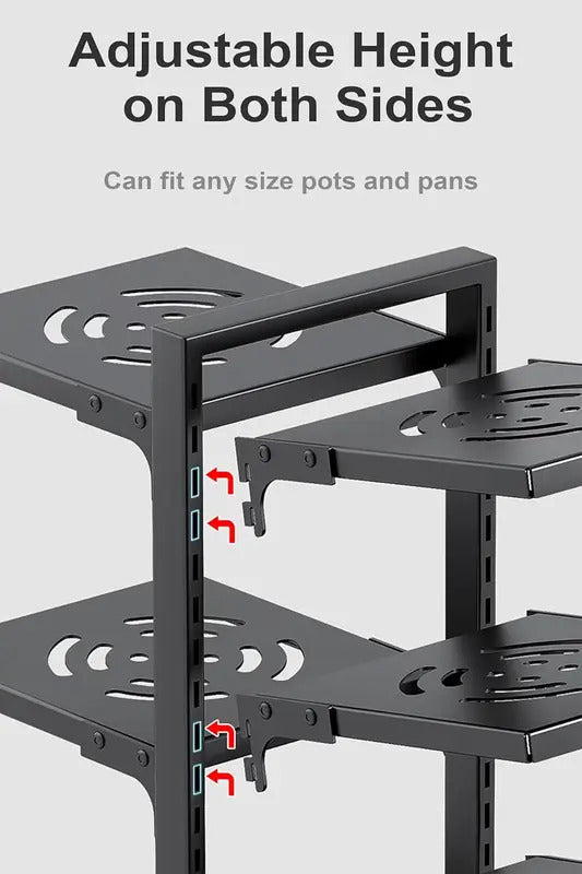 Kitchen storage rack for cookware storage and organization Image 2
