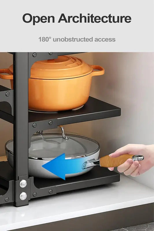 Kitchen storage rack for cookware storage and organization Image 3