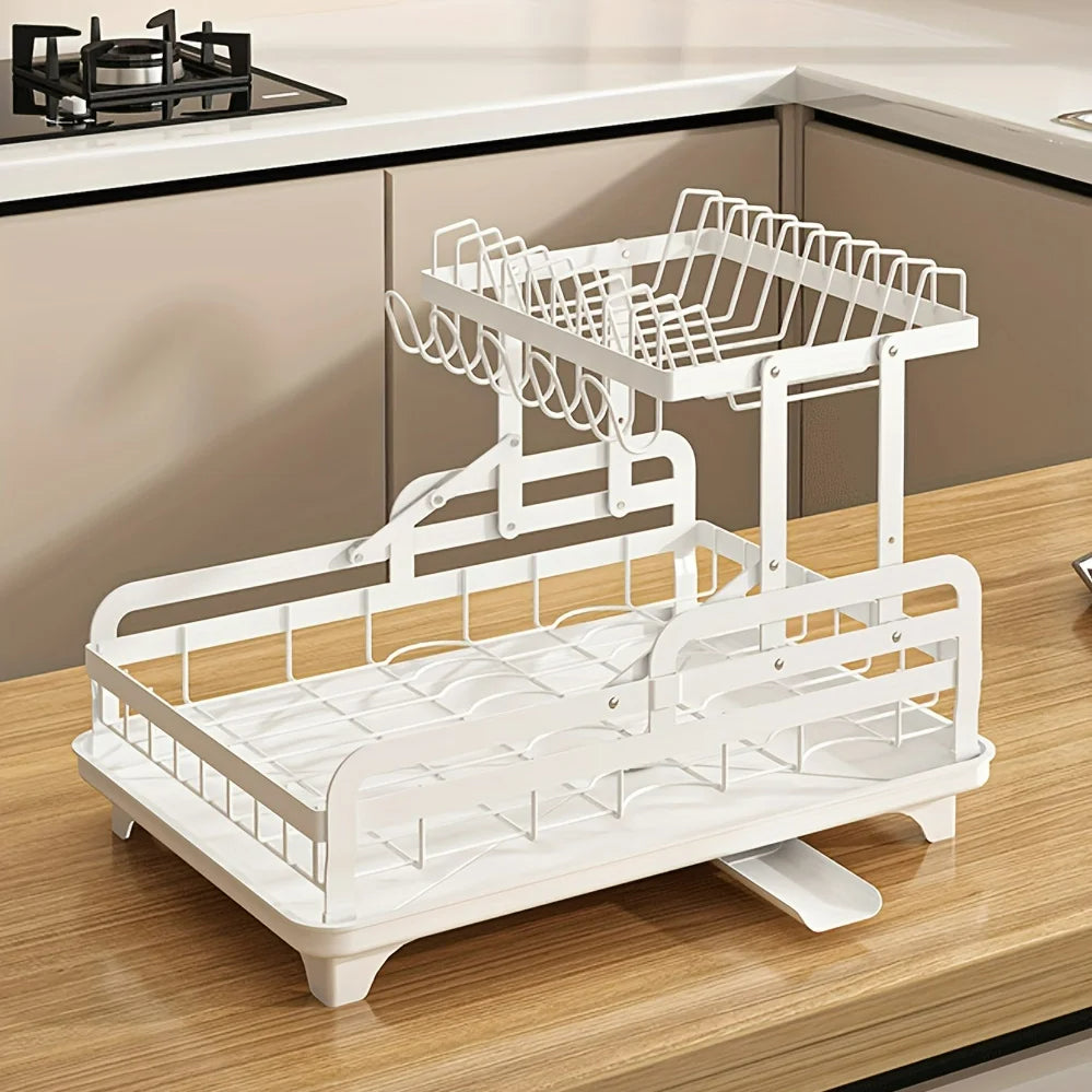Multifunctional dish rack metal kitchen use Image 12